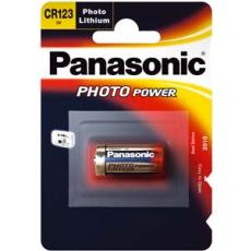 Panasonic CR-123 Fotozelle Lithium 34,5x17 (HxØ/mm) 3V