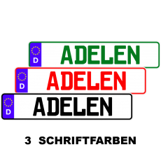 Fun-Schild mit dem Namen ADELEN